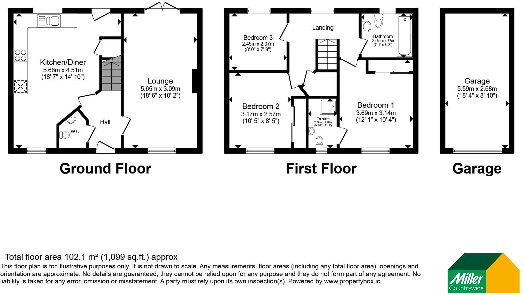 Orchard Way, Duporth, St. Austell, Cornwall, PL26 floorplan