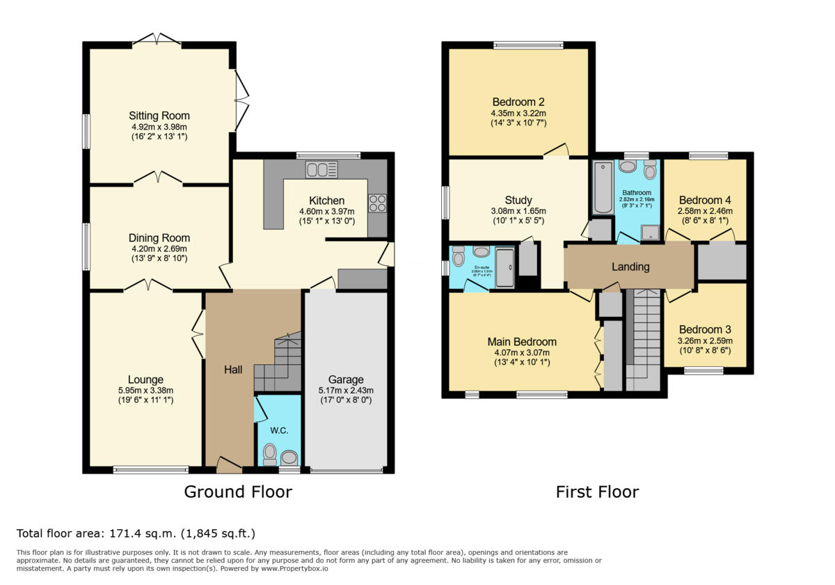 Yardley Drive, Northampton, NN2 floorplan