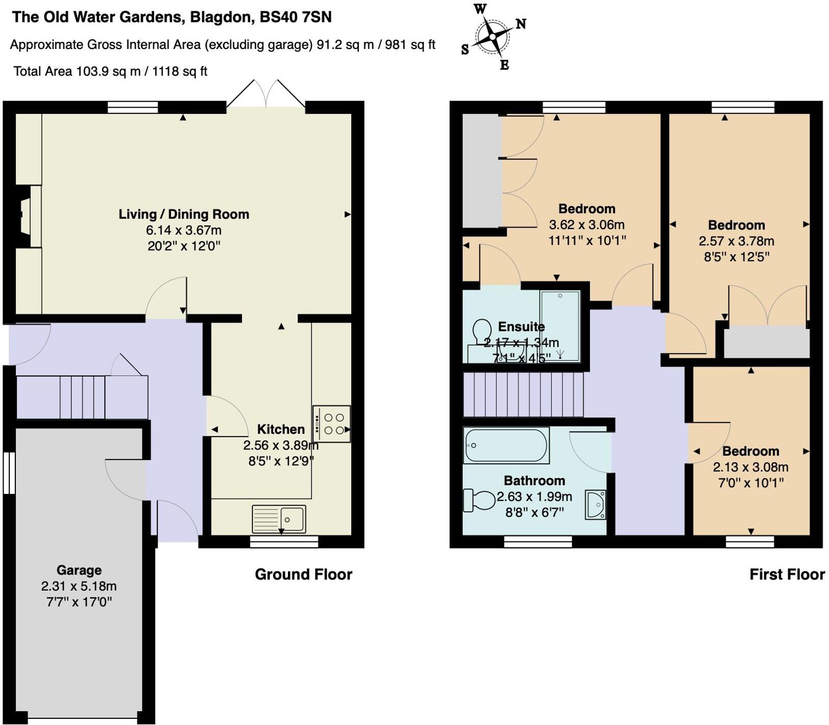 10, The Old Water Gardens, Blagdon, BS40 floorplan