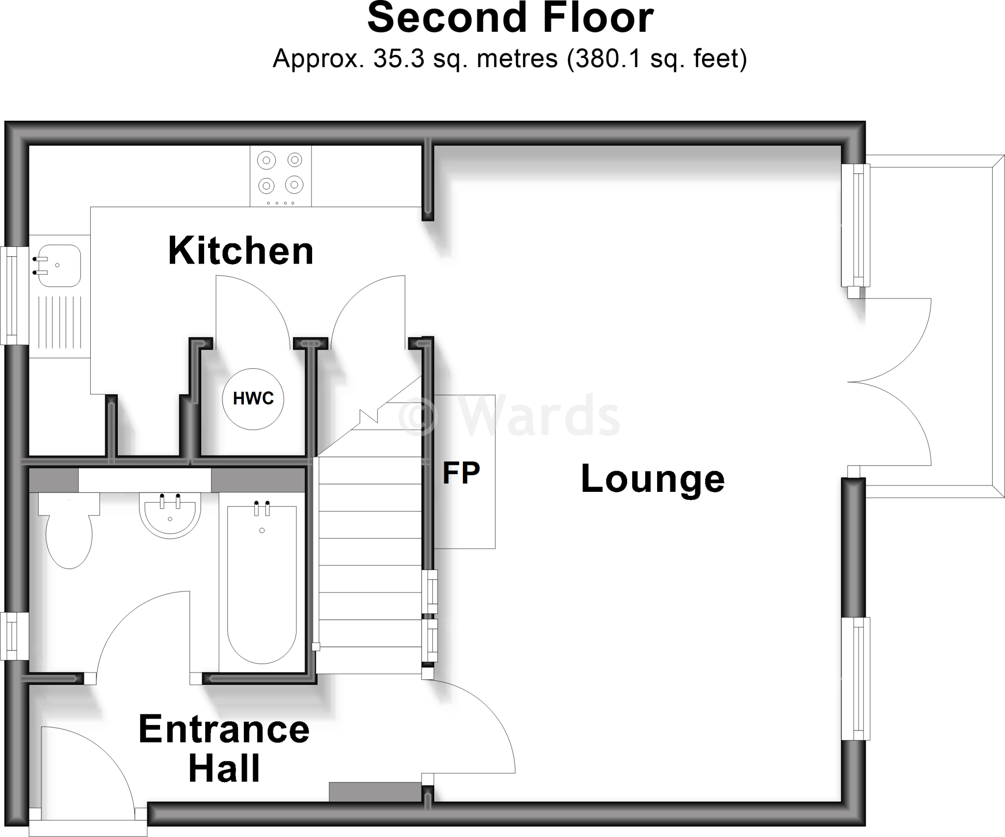 Pound Lane, Canterbury, Kent floorplan