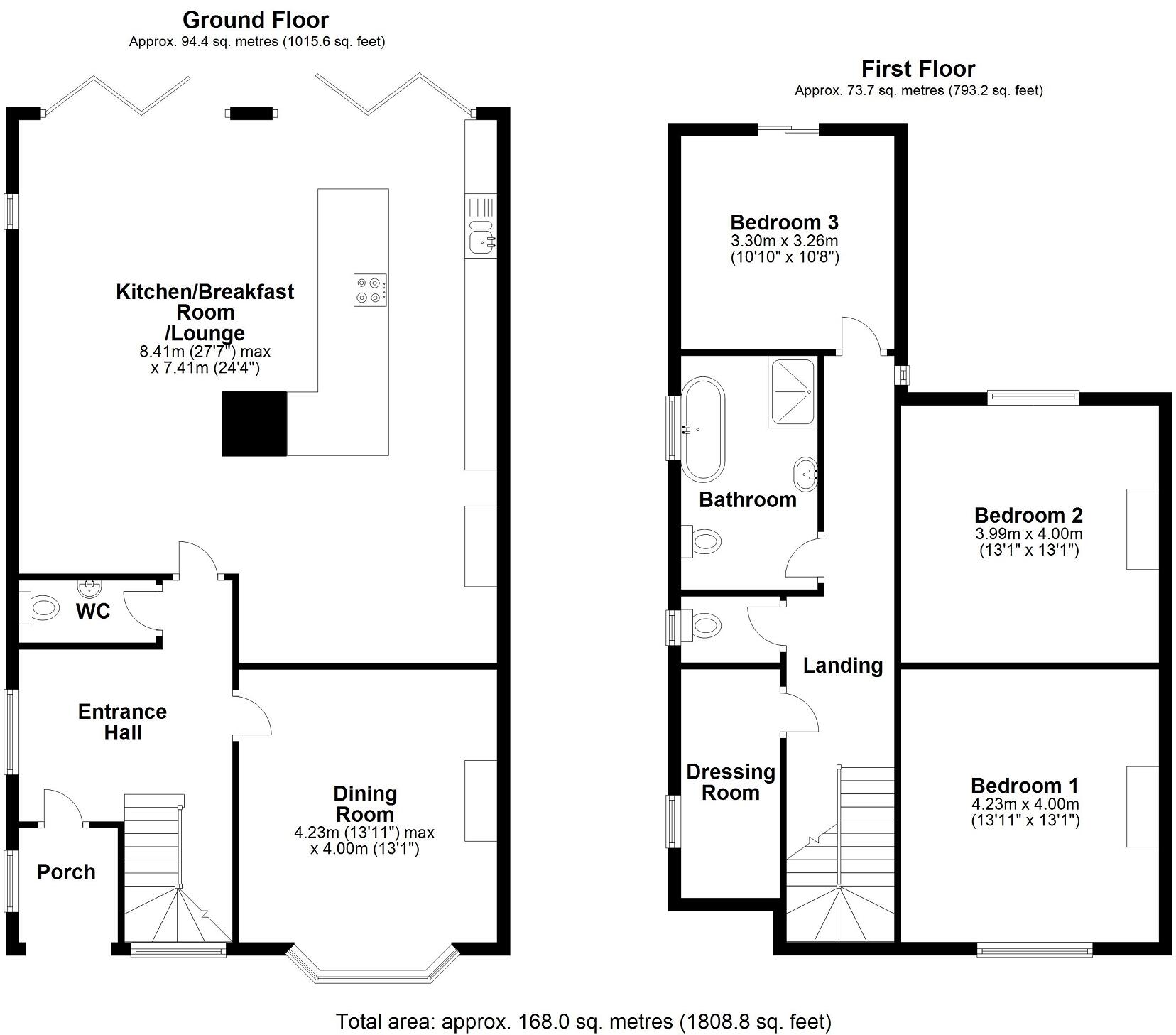 Highwalls Avenue, Dinas Powys, The Vale Of Glamorgan CF64 4AP floorplan
