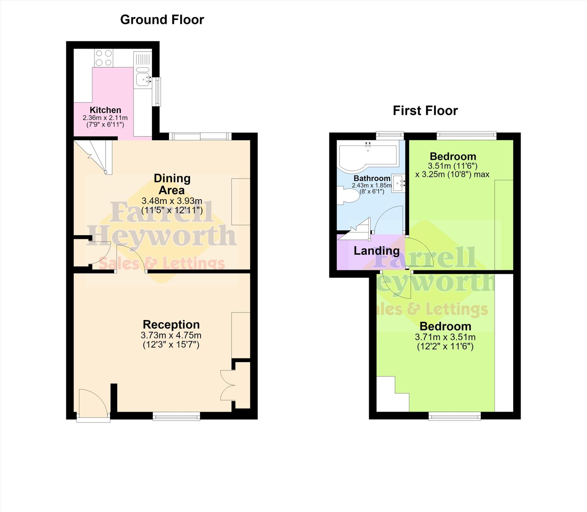 Illingworth Road, Preston floorplan
