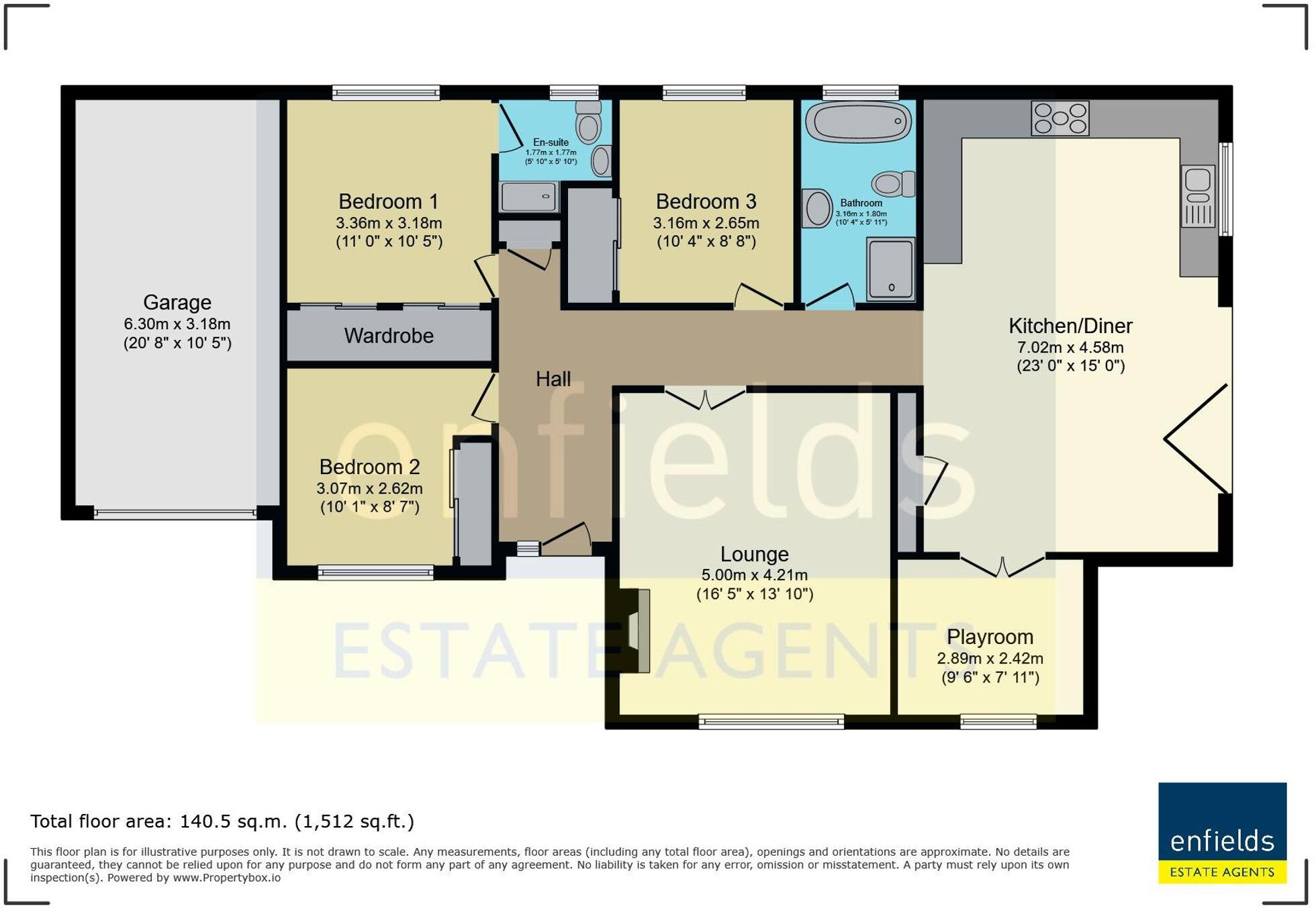 Stoborough Drive, Broadstone, BH18 floorplan