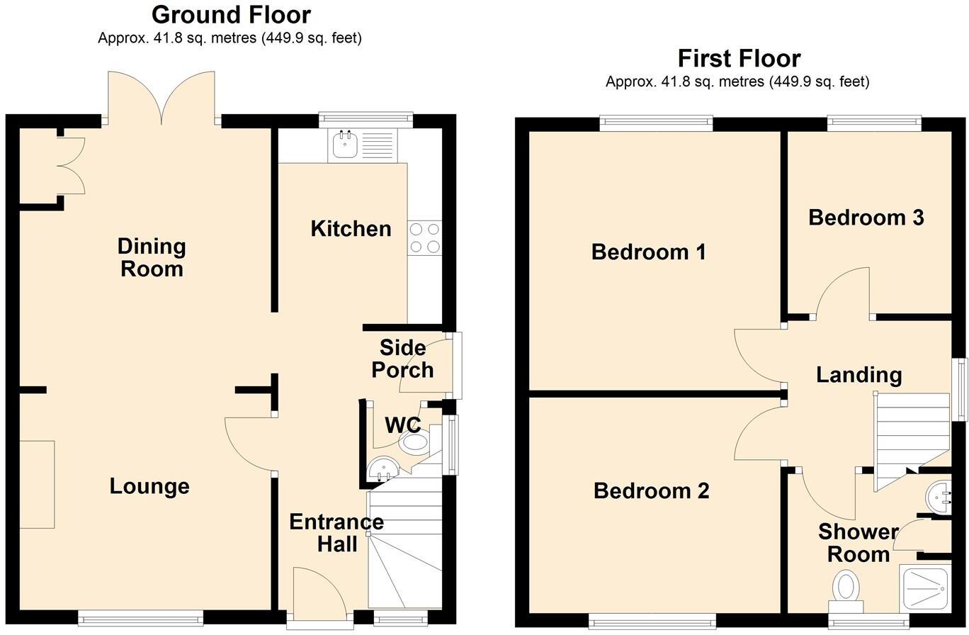 New Hall Road, Ruabon, Wrexham floorplan
