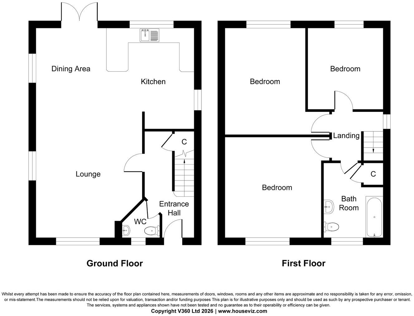 3, Ball Cottages, Egloshayle, Wadebridge PL27 floorplan