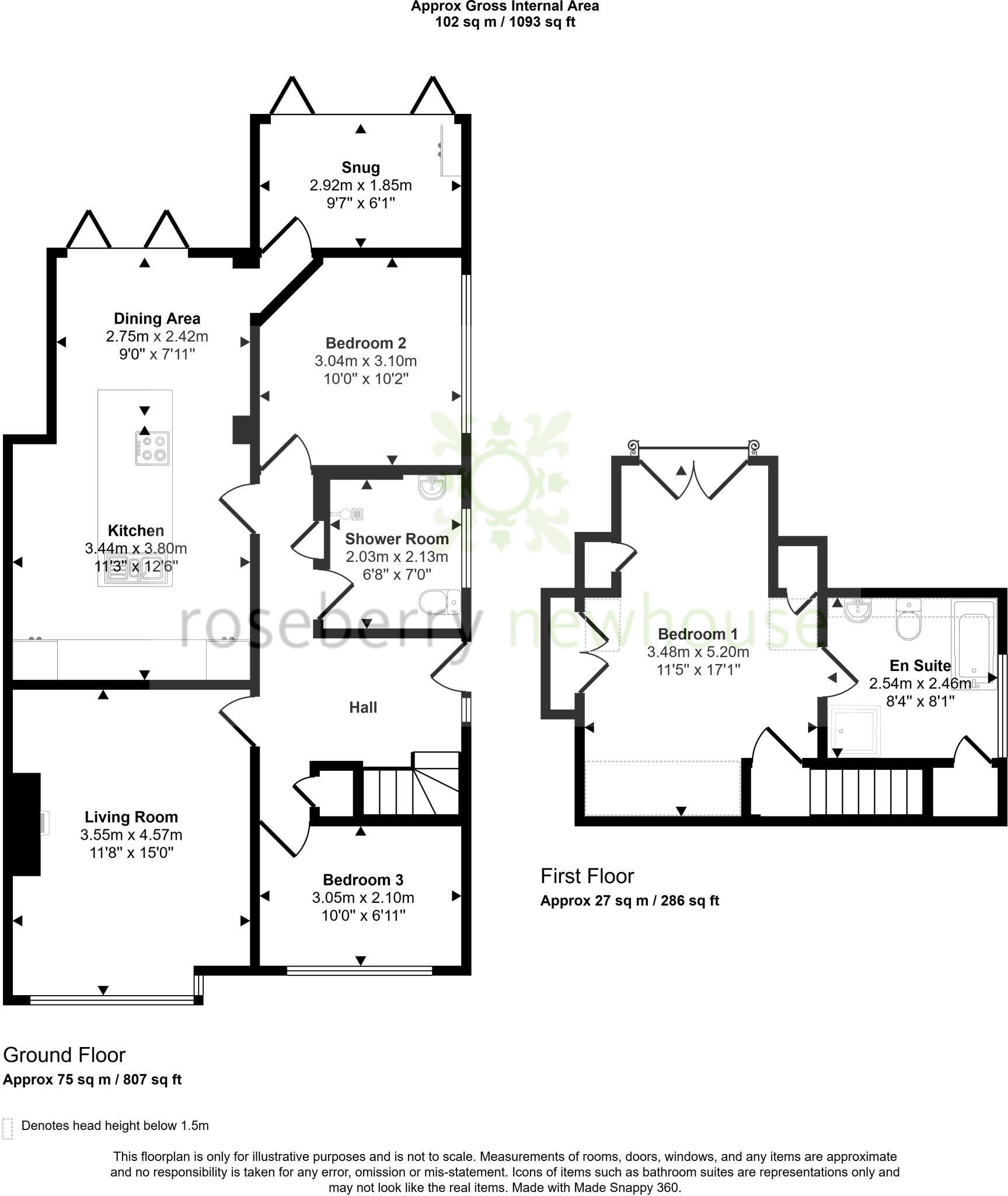 Marwood Drive, Great Ayton, Middlesbrough, North Yorkshire floorplan