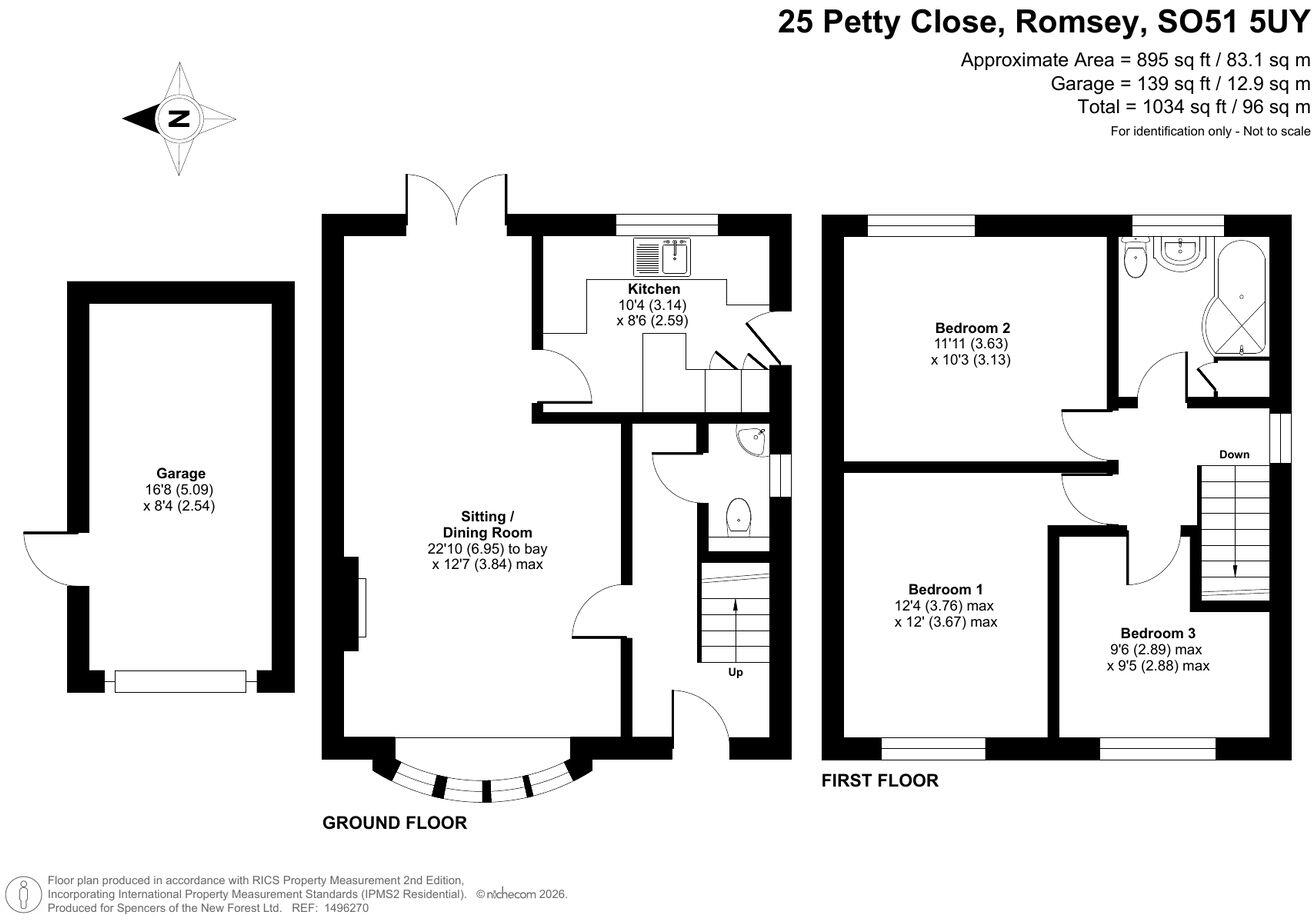 Petty Close, Romsey, SO51 floorplan
