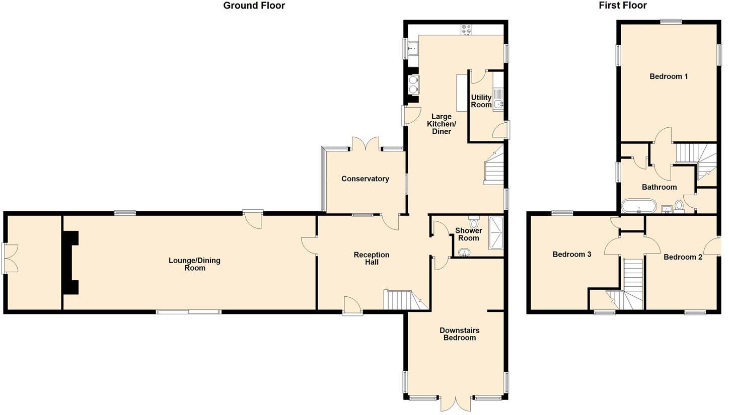 Tyn Y Groes floorplan