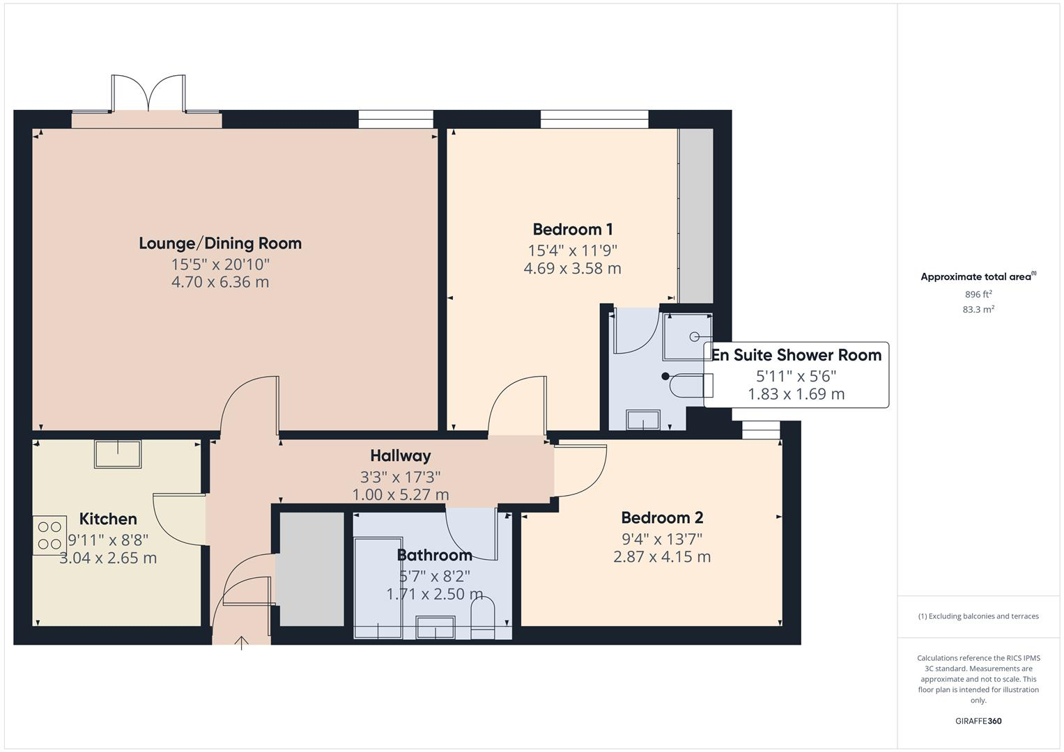 Brown Edge Road, Buxton floorplan