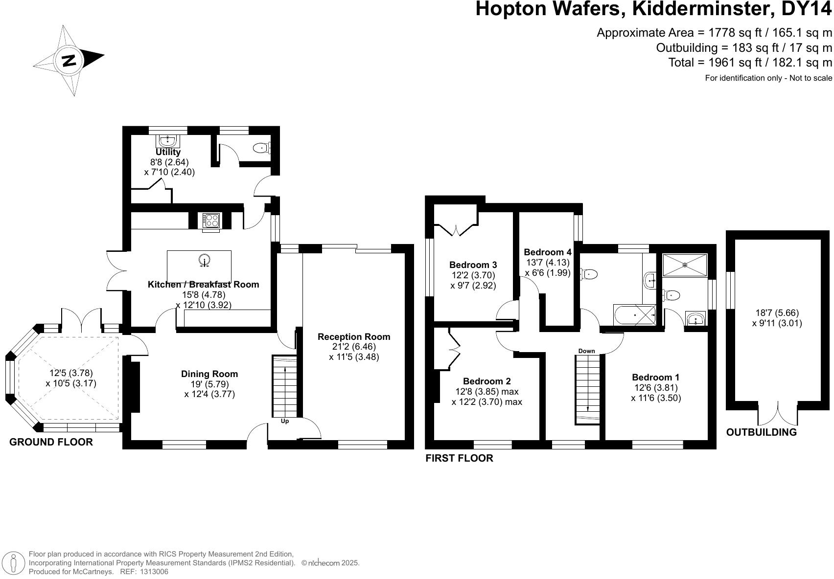 Hopton Wafers, Shropshire floorplan