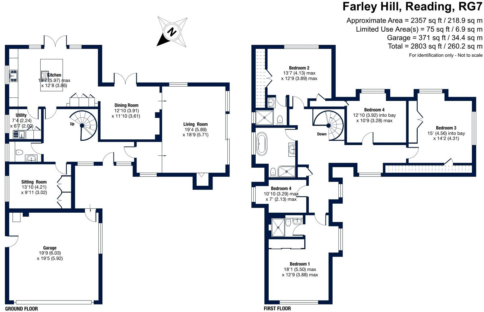 Brockendene, Foxhill, Farley Hill, RG7 1UH floorplan