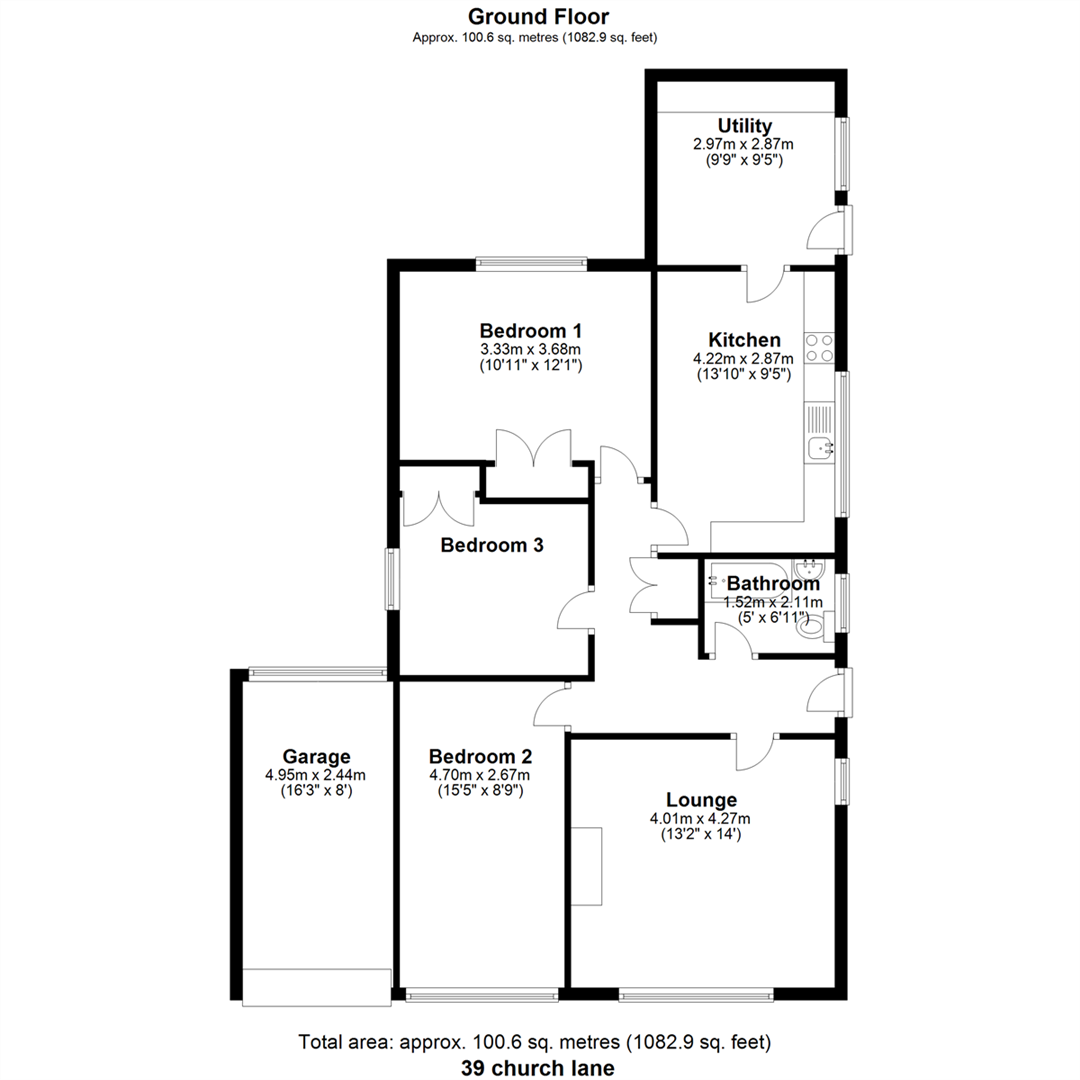 Church Lane, Moulton, Spalding floorplan