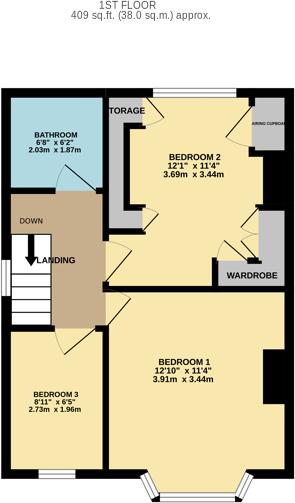 Portland Road, Rugby, CV21 floorplan
