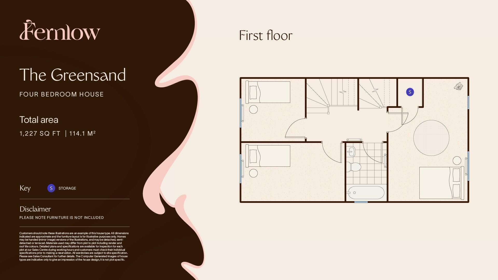 Oak Mead, Houghton Regis, Central Bedfordshire floorplan