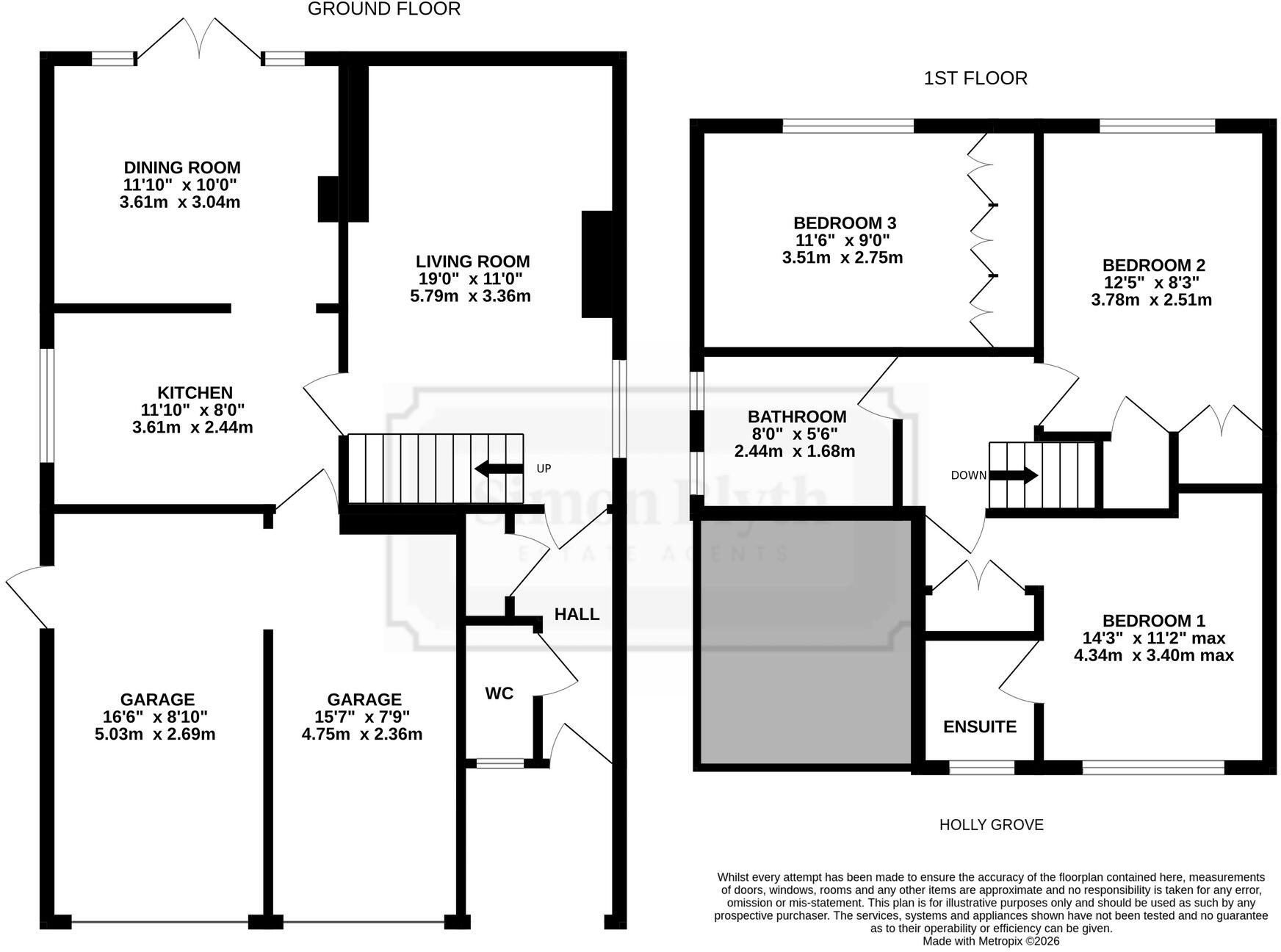 Holly Grove, Lindley, HD3 floorplan