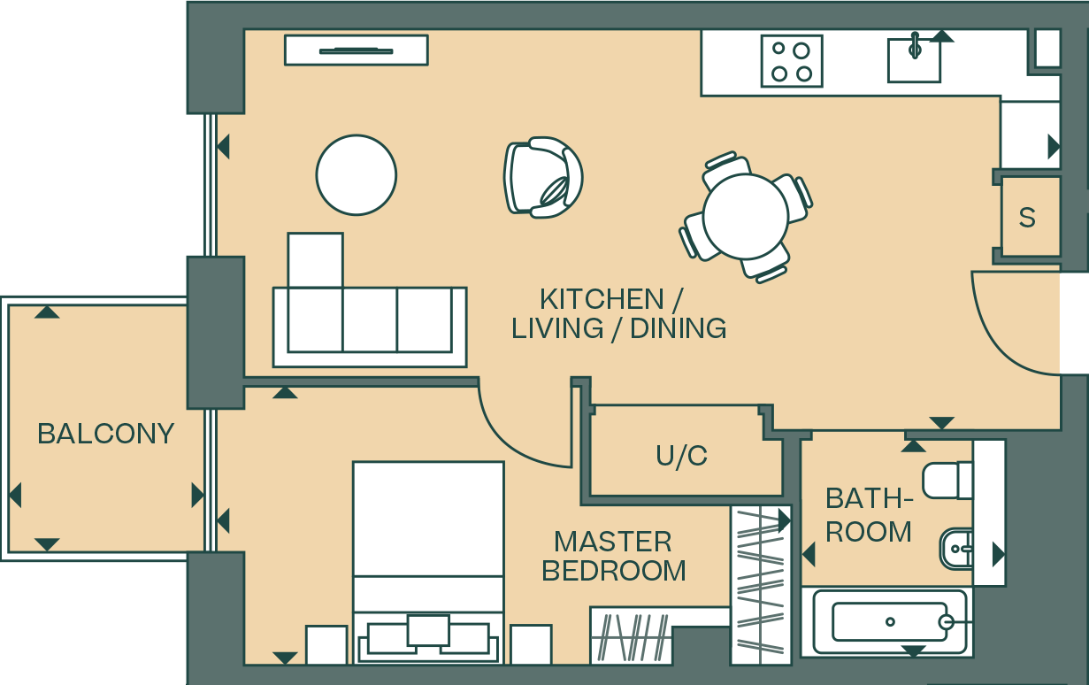 Elmhurst Building, Fulton Road, Wembley floorplan