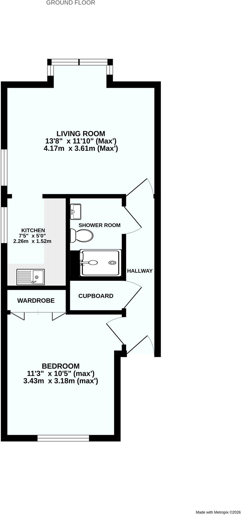 Bartholomew Street West, Exeter, Devon floorplan