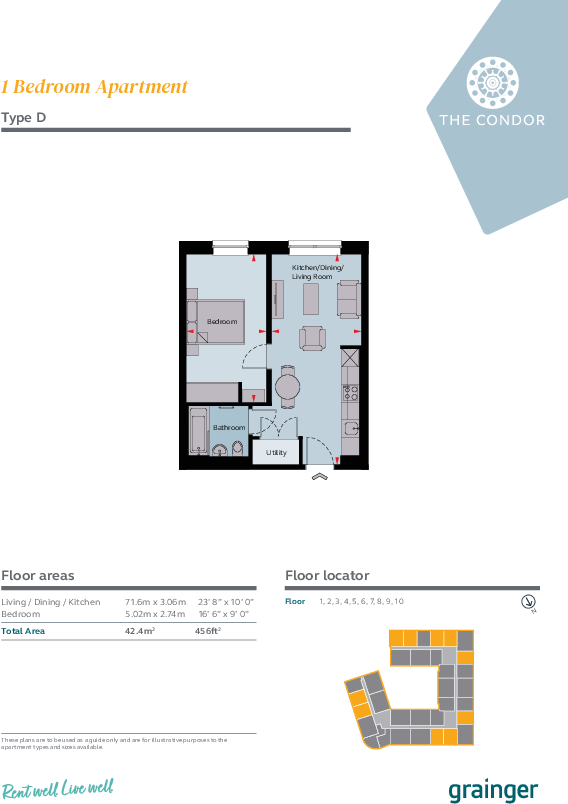 The Condor, Derby Derby DE1 floorplan