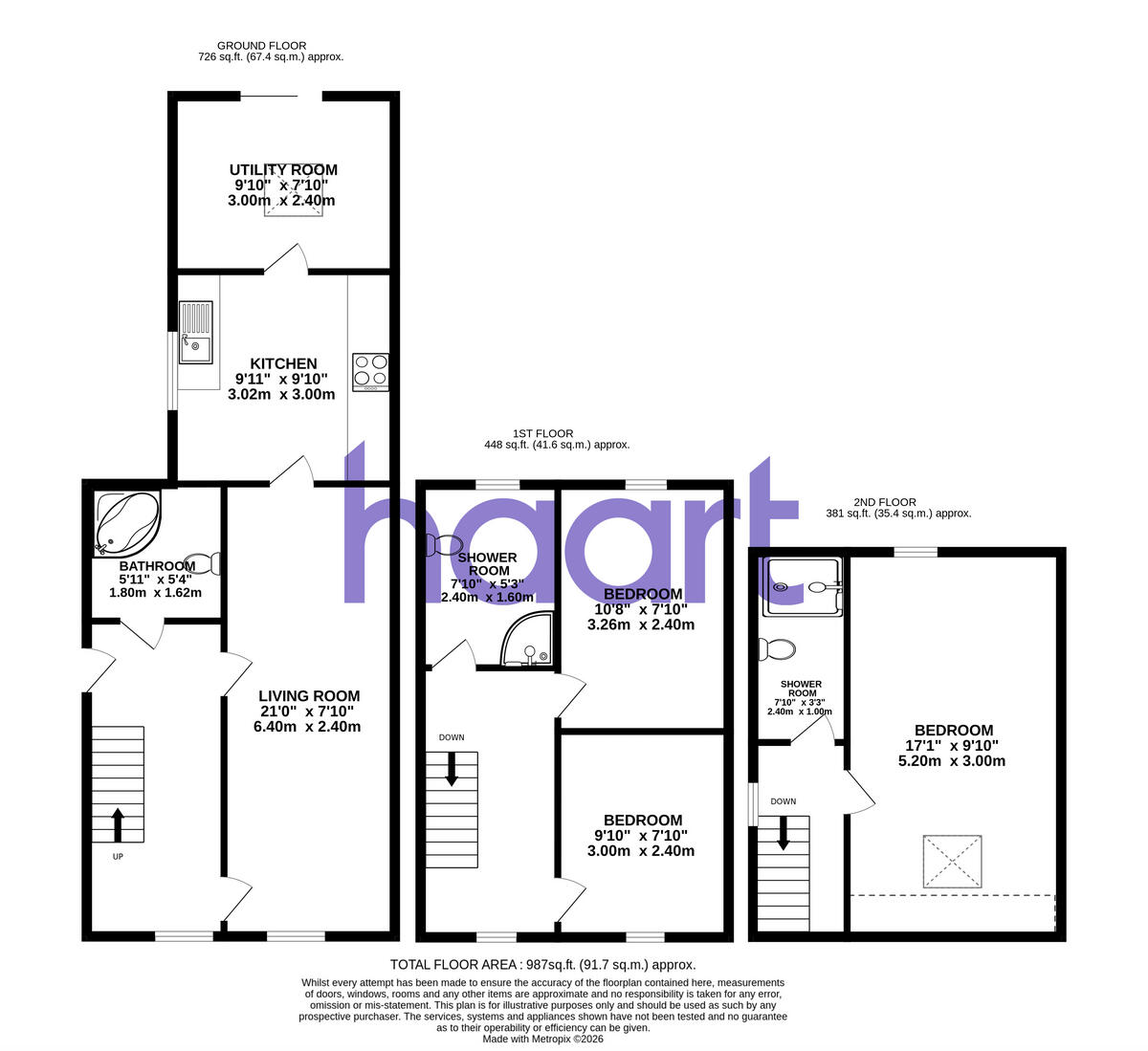 Dallow Road, Luton floorplan