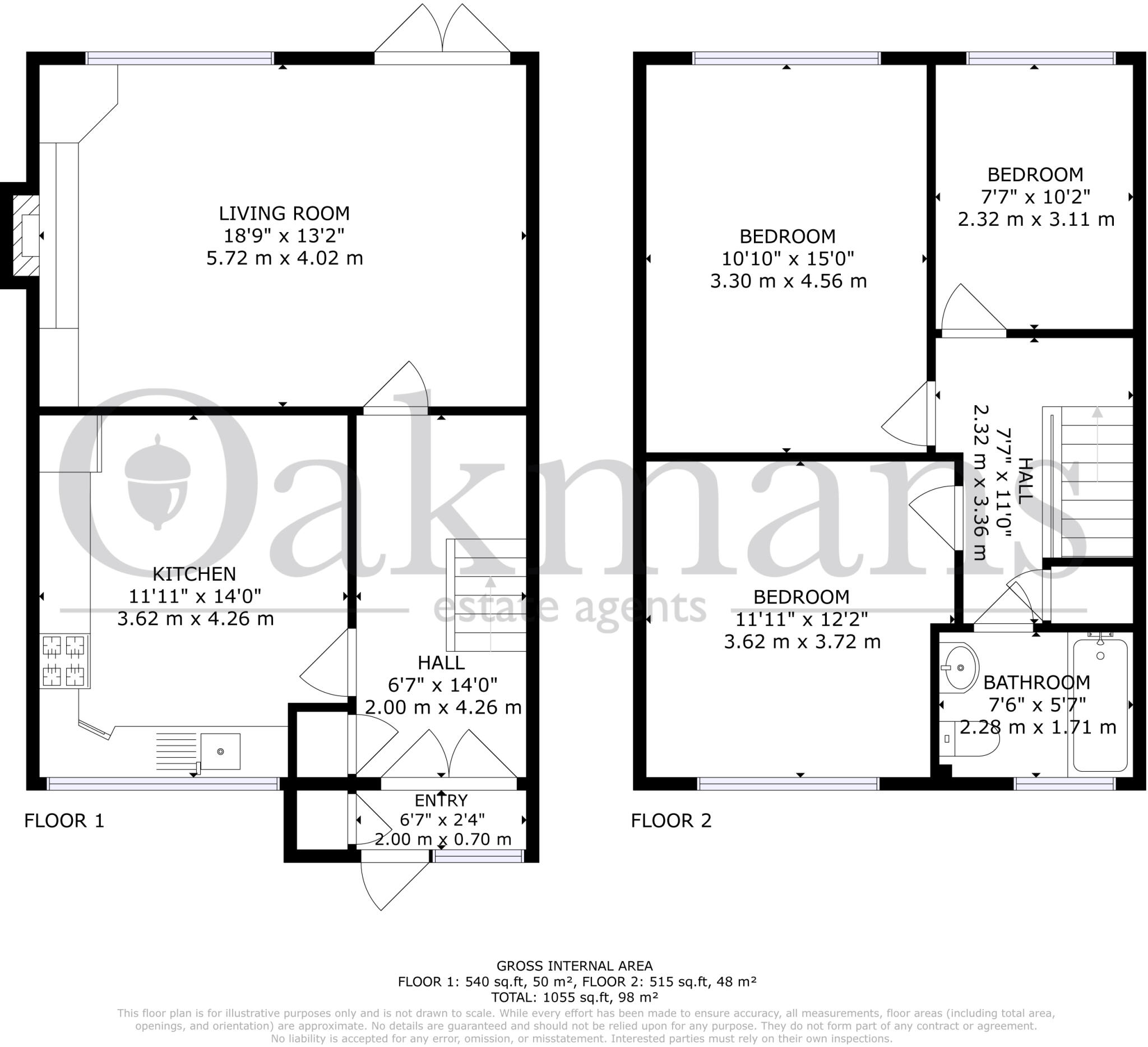 Deblen Drive, Birmingham, B16 floorplan