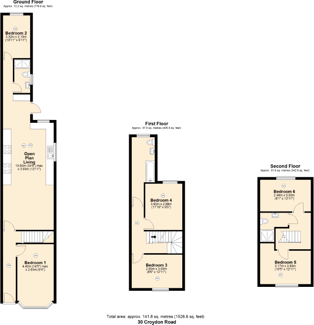 30, Croydon Road, Selly Oak, Birmingham floorplan