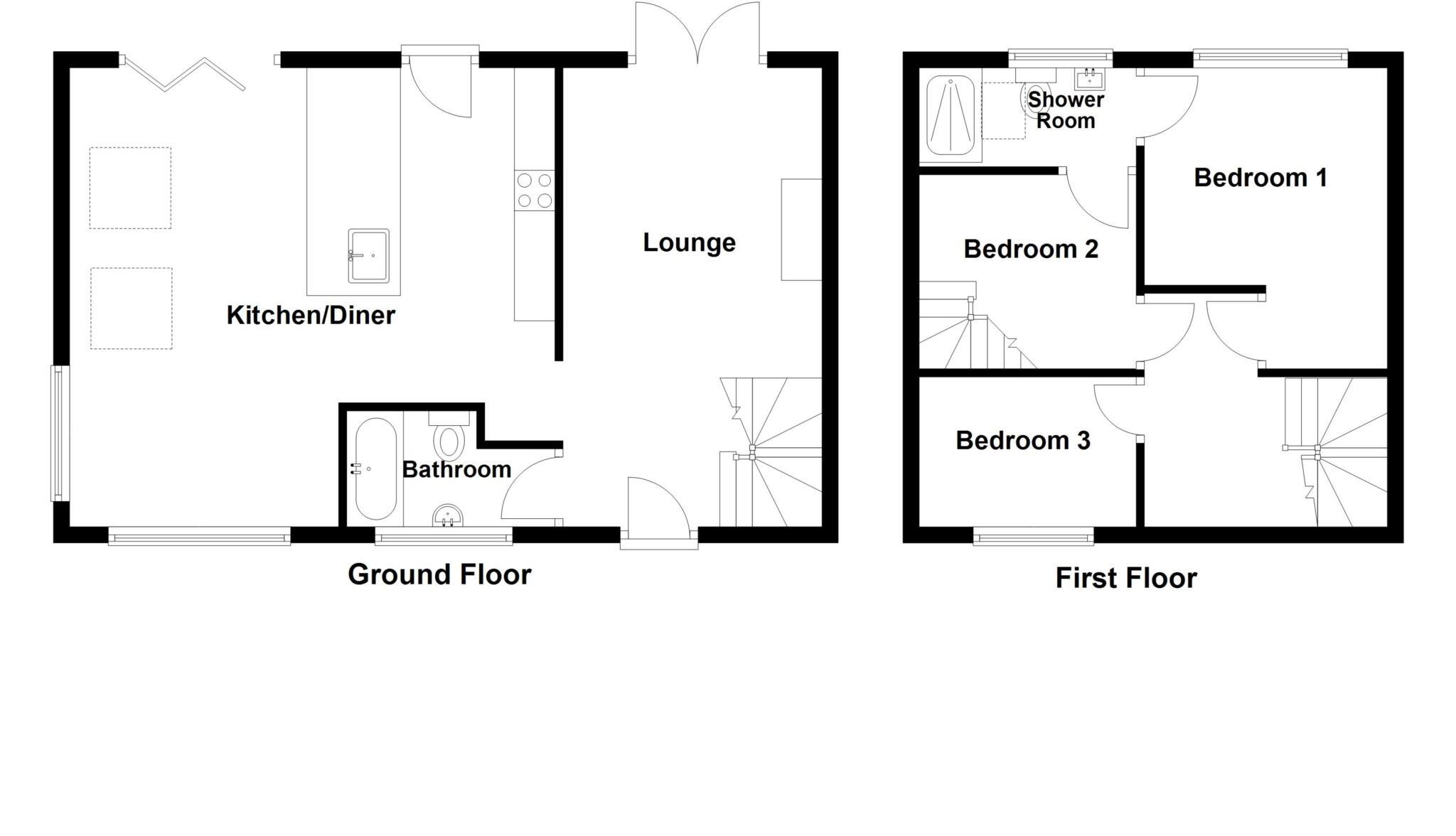 Cedarway, Bollington floorplan