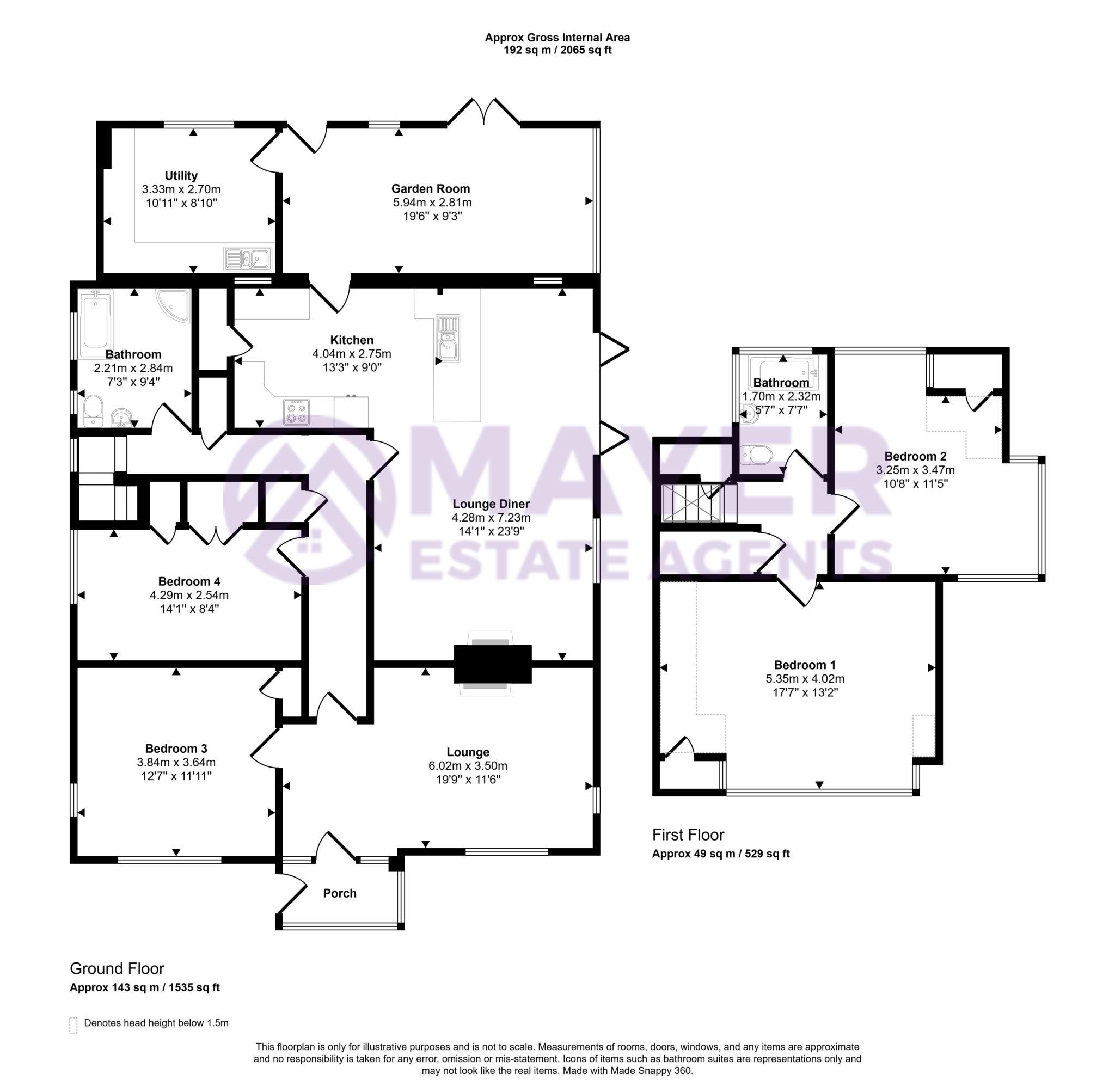 Ridge Park, Plymouth floorplan