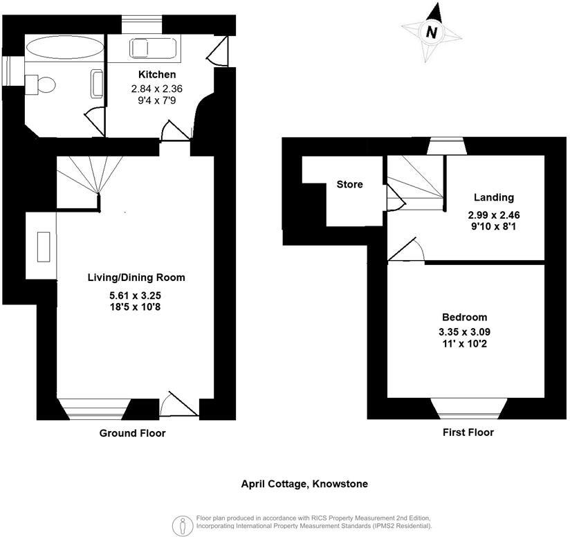 Knowstone, South Molton floorplan