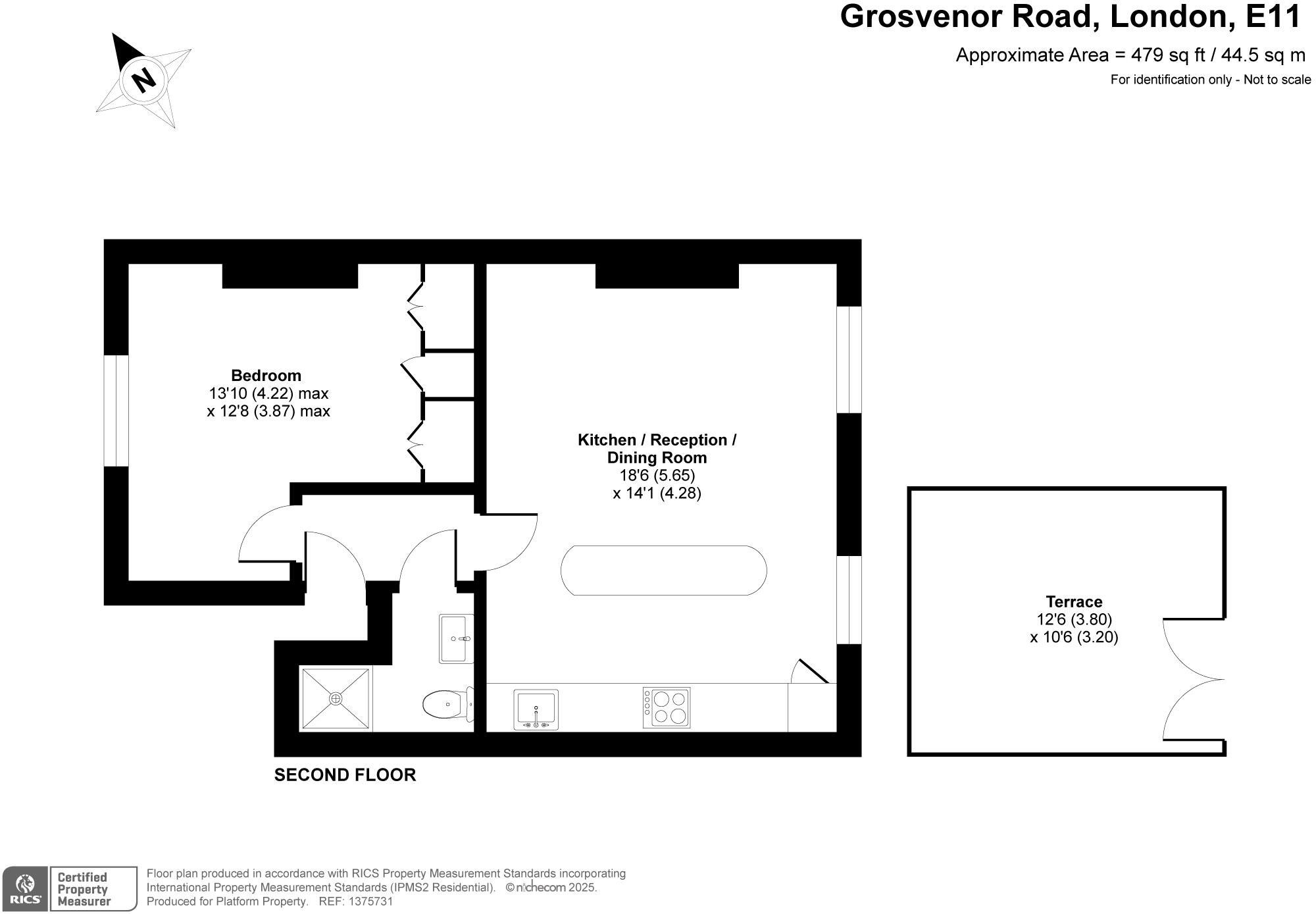 Grosvenor Road, London floorplan