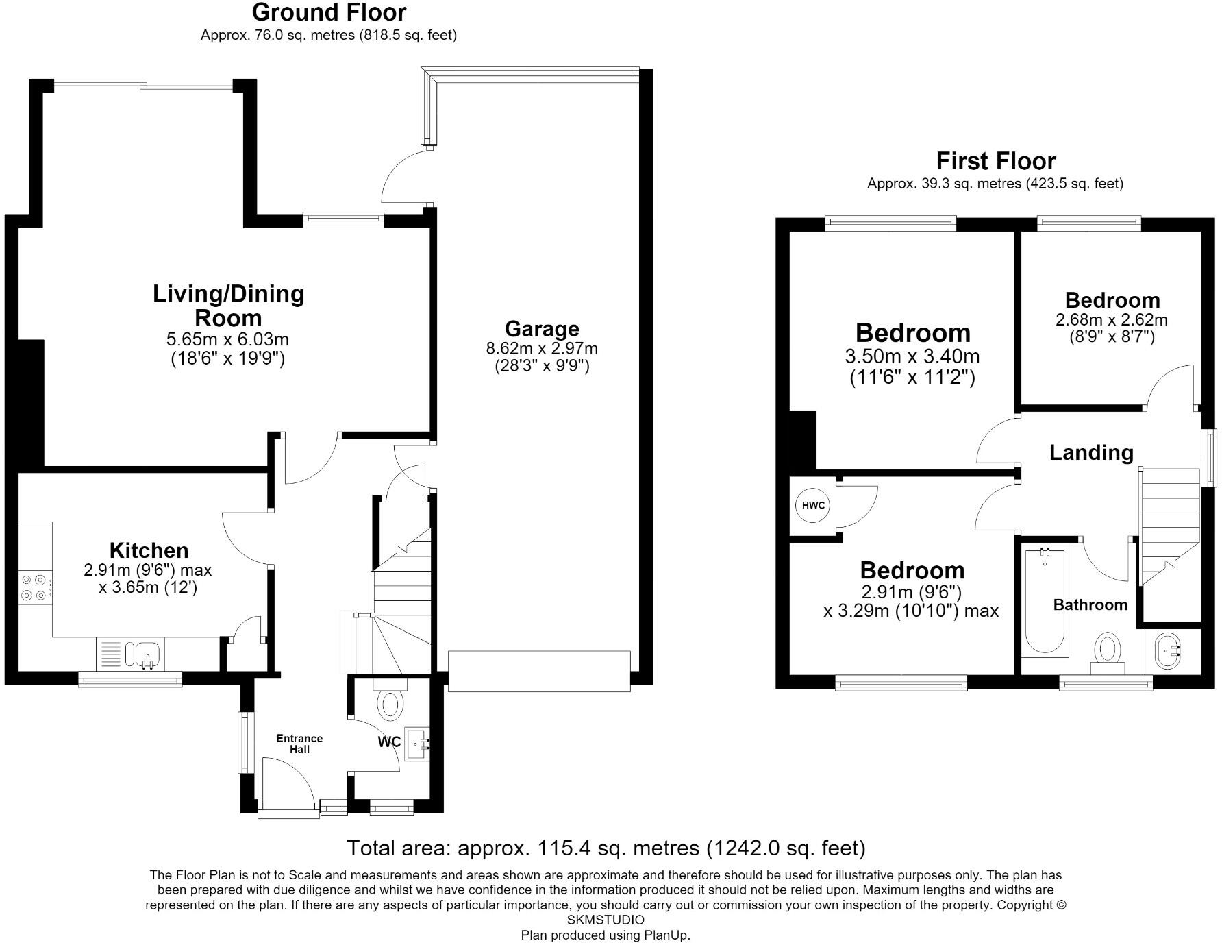 Welbeck Avenue, Aylesbury, Bucks, HP21 9BH floorplan
