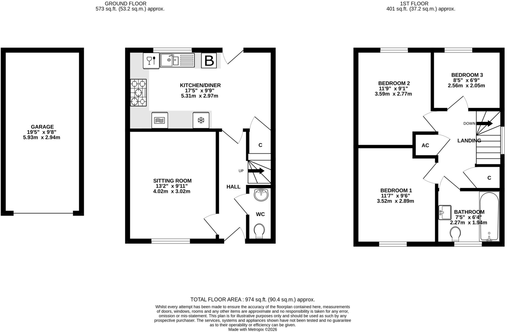 Iris Way, Huish Episcopi floorplan