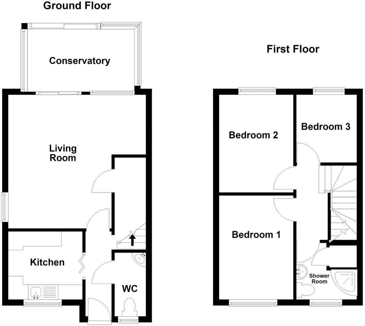 Louville Close,Goodrington,Paignton,Devon,TQ4 6RB floorplan