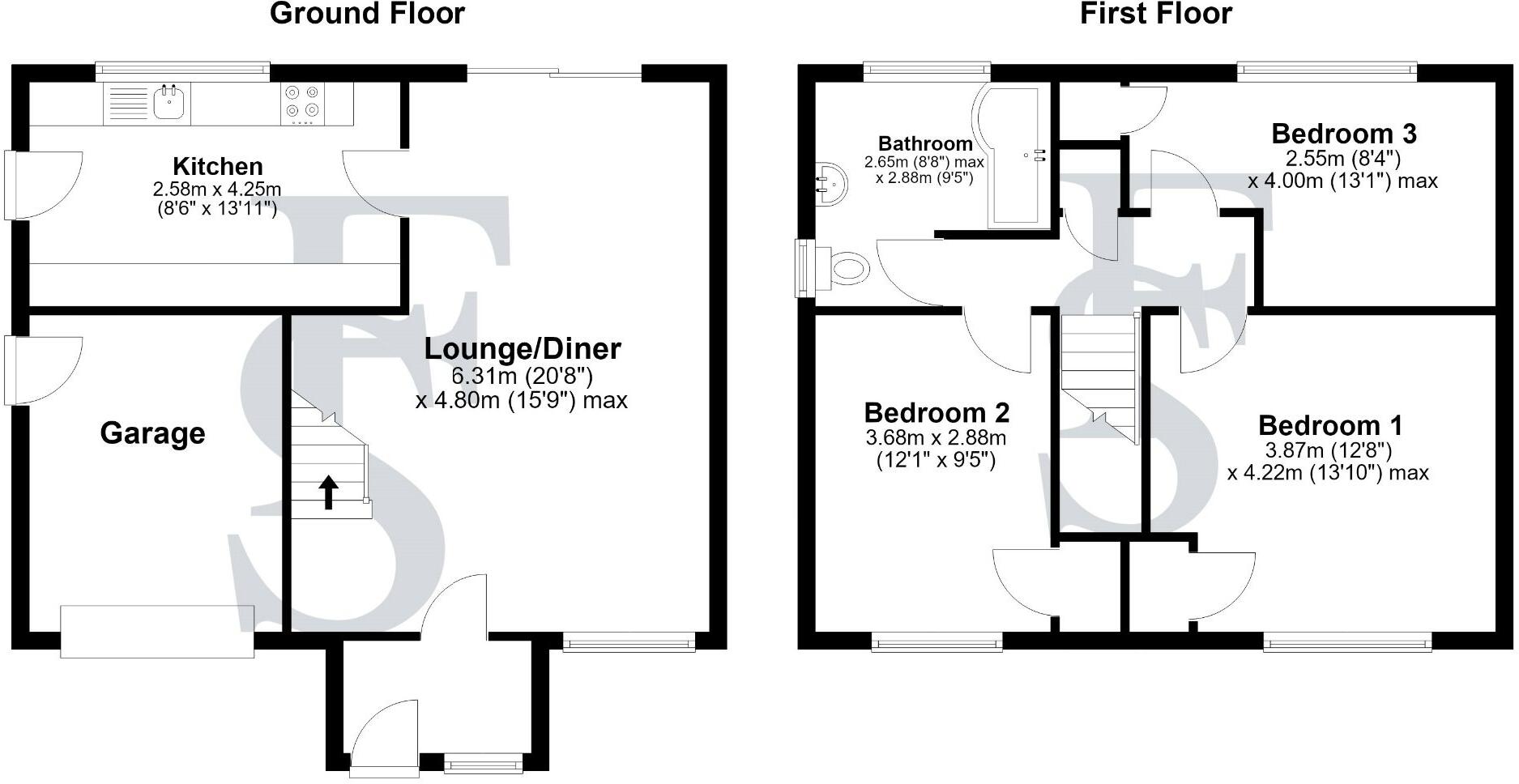 Briar Meads, Oadby floorplan