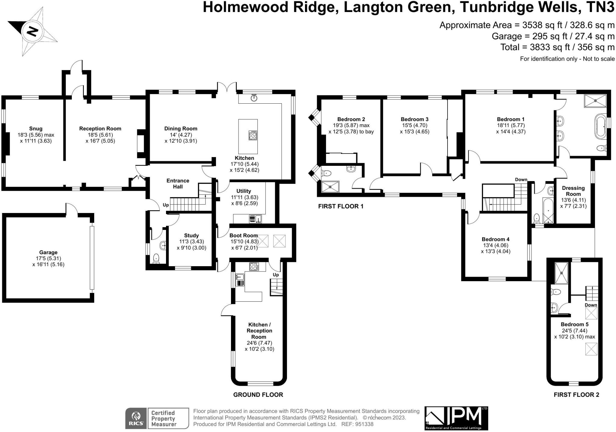 Holmewood Ridge Langton Green TN3 floorplan