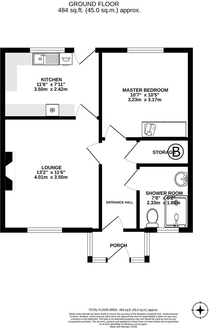 Kings Court, Leyland floorplan