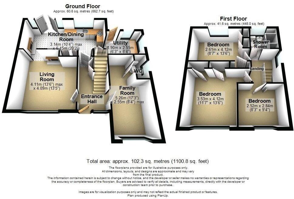 St. Owens Road, Much Wenlock floorplan