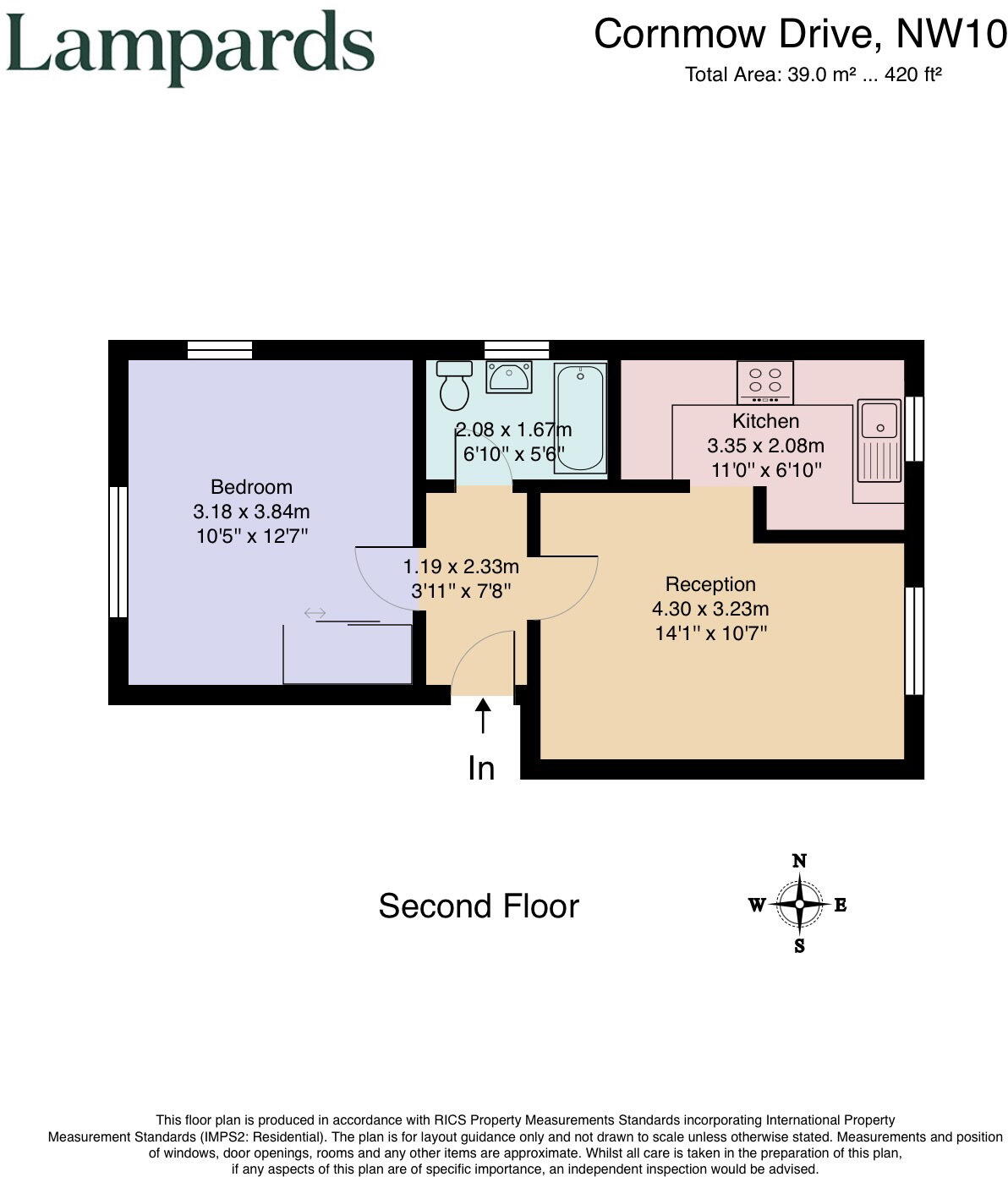 Cornmow Drive, NW10 floorplan