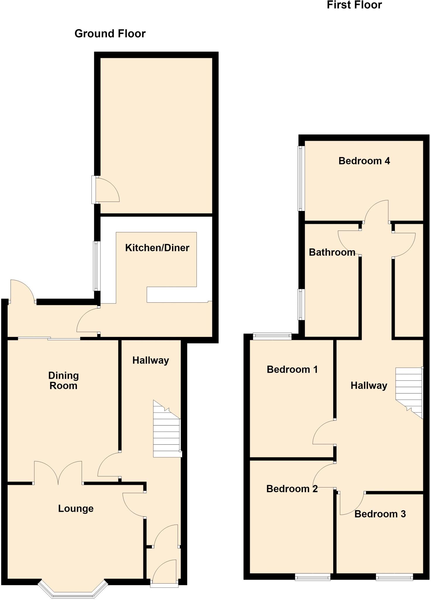 Buteland Terrace, Newbiggin-By-The-Sea floorplan