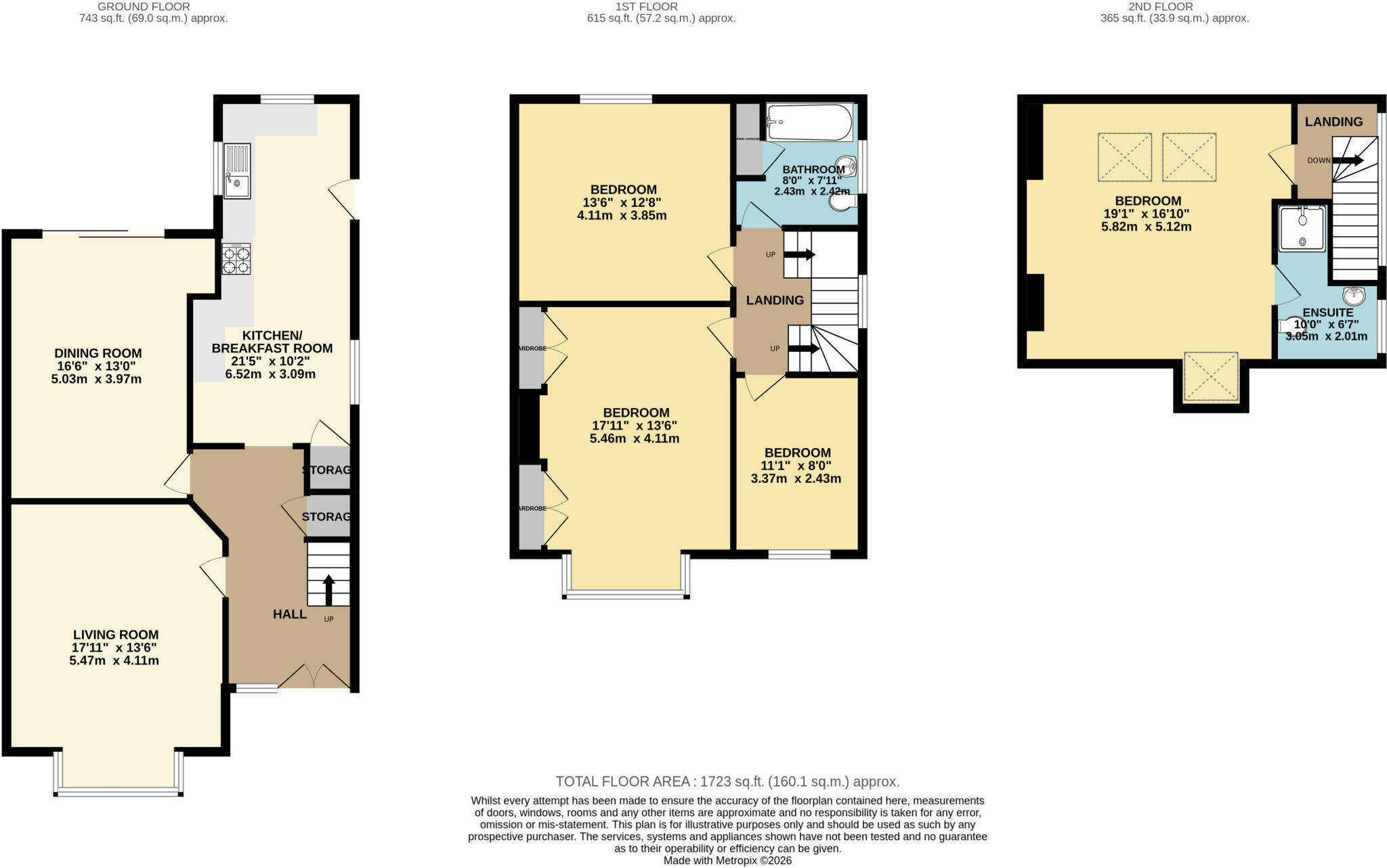 Harcourt Road, Bristol, BS6 floorplan
