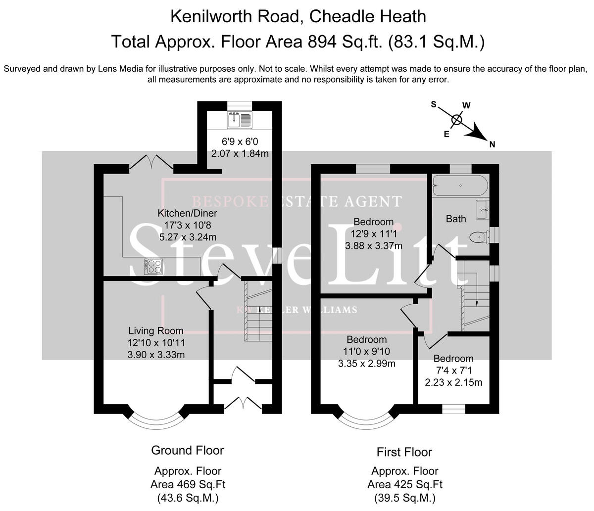 Kenilworth Road, Stockport, SK3 floorplan