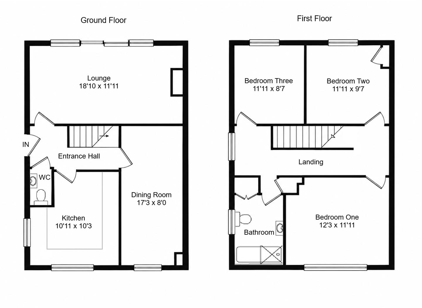 Grassmere Avenue, Telscombe Cliffs, Peacehaven floorplan