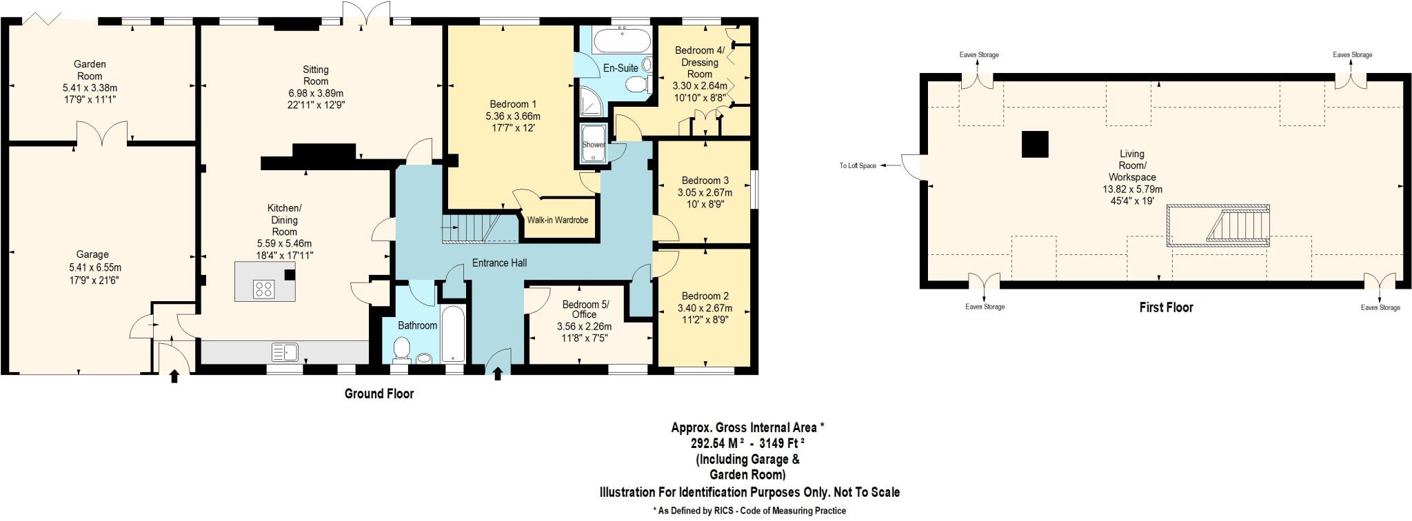 Upper Potley, Neston floorplan