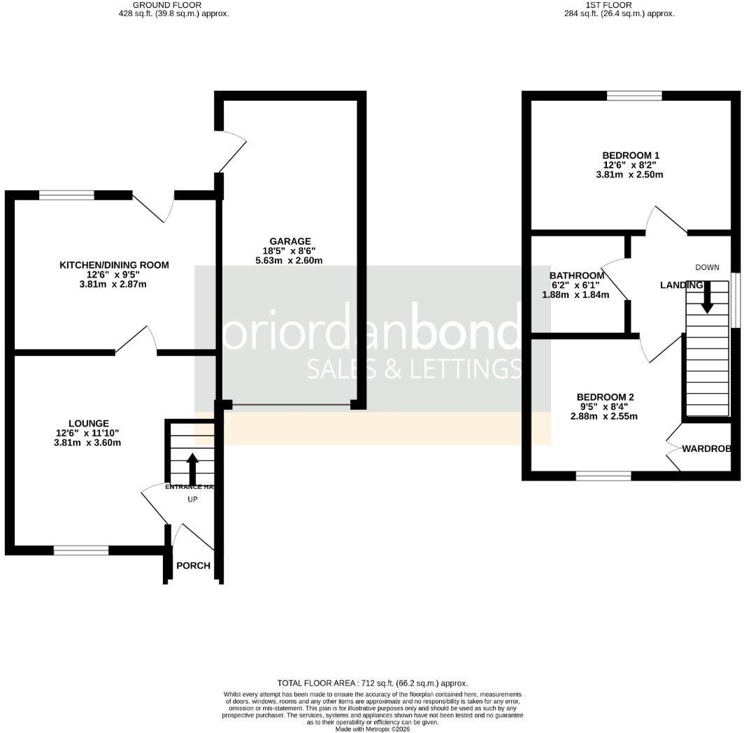 Lodge Way, Irthlingborough, Northamptonshire NN9 floorplan