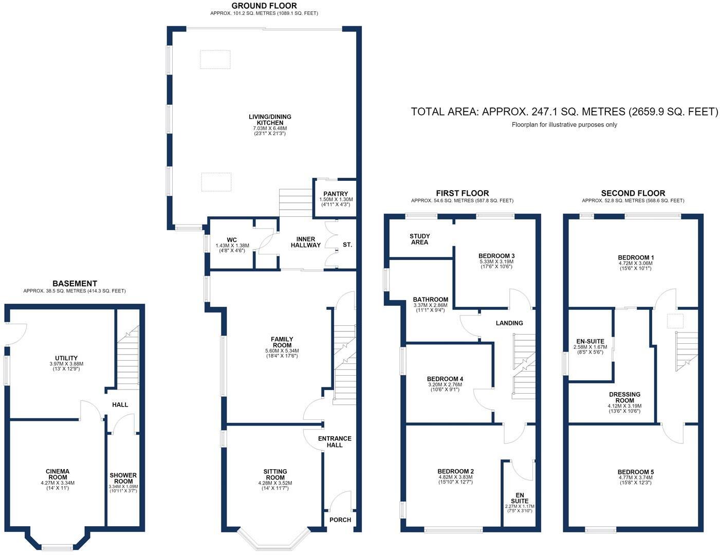 Heyes Lane, Timperley floorplan