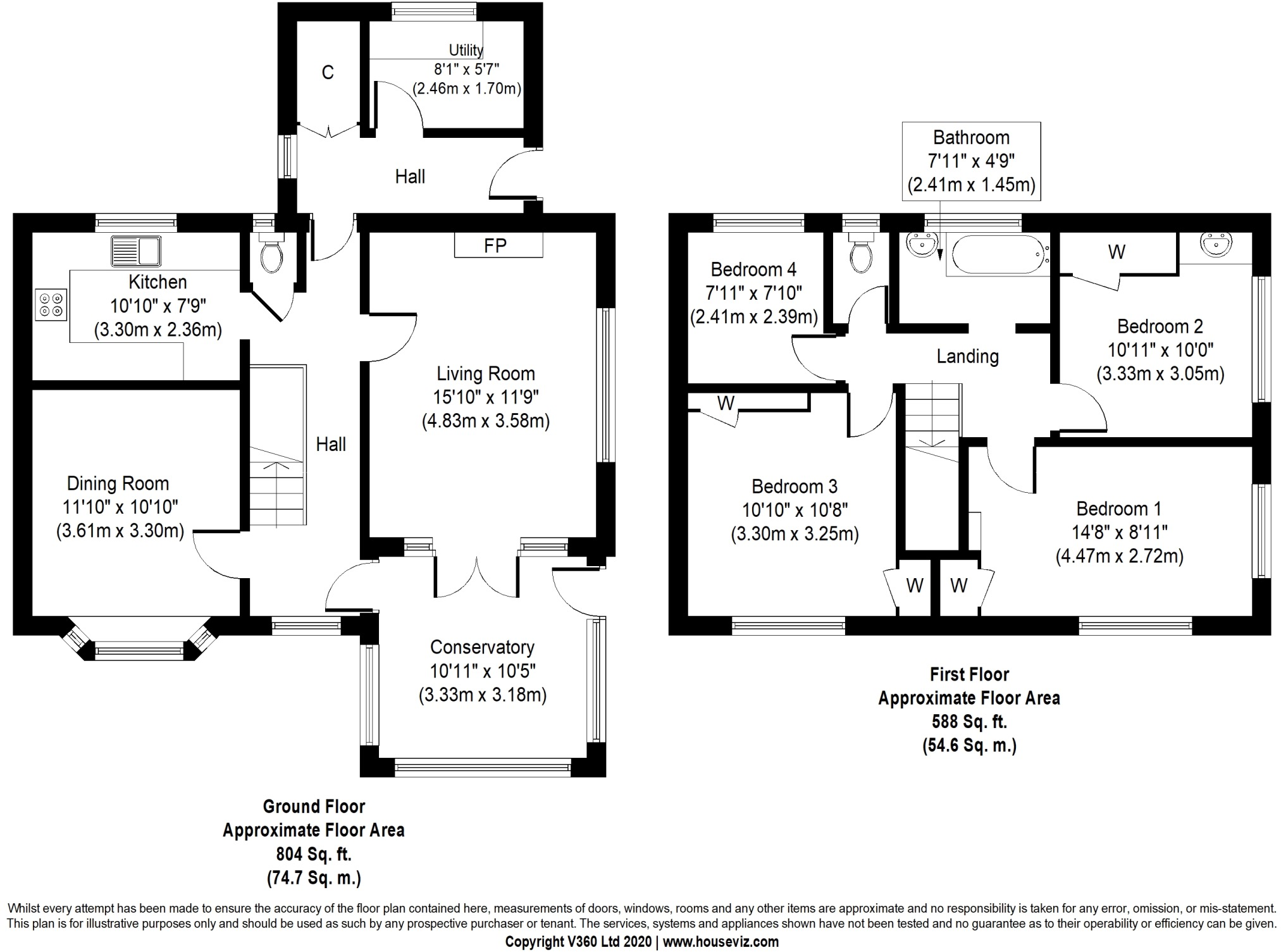 Littlebrook, Paulton, Bristol floorplan
