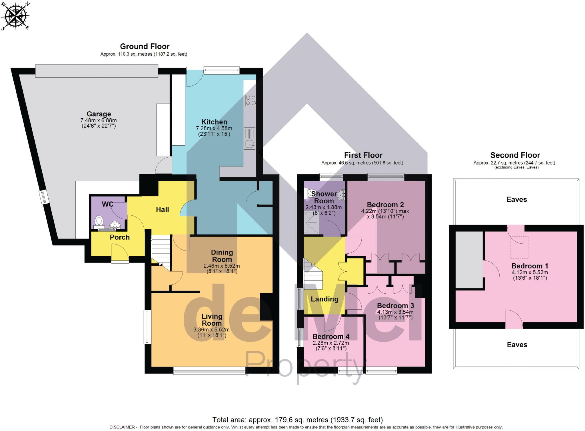 Monica Drive, Pittville, Cheltenham, Gloucestershire, GL50 floorplan