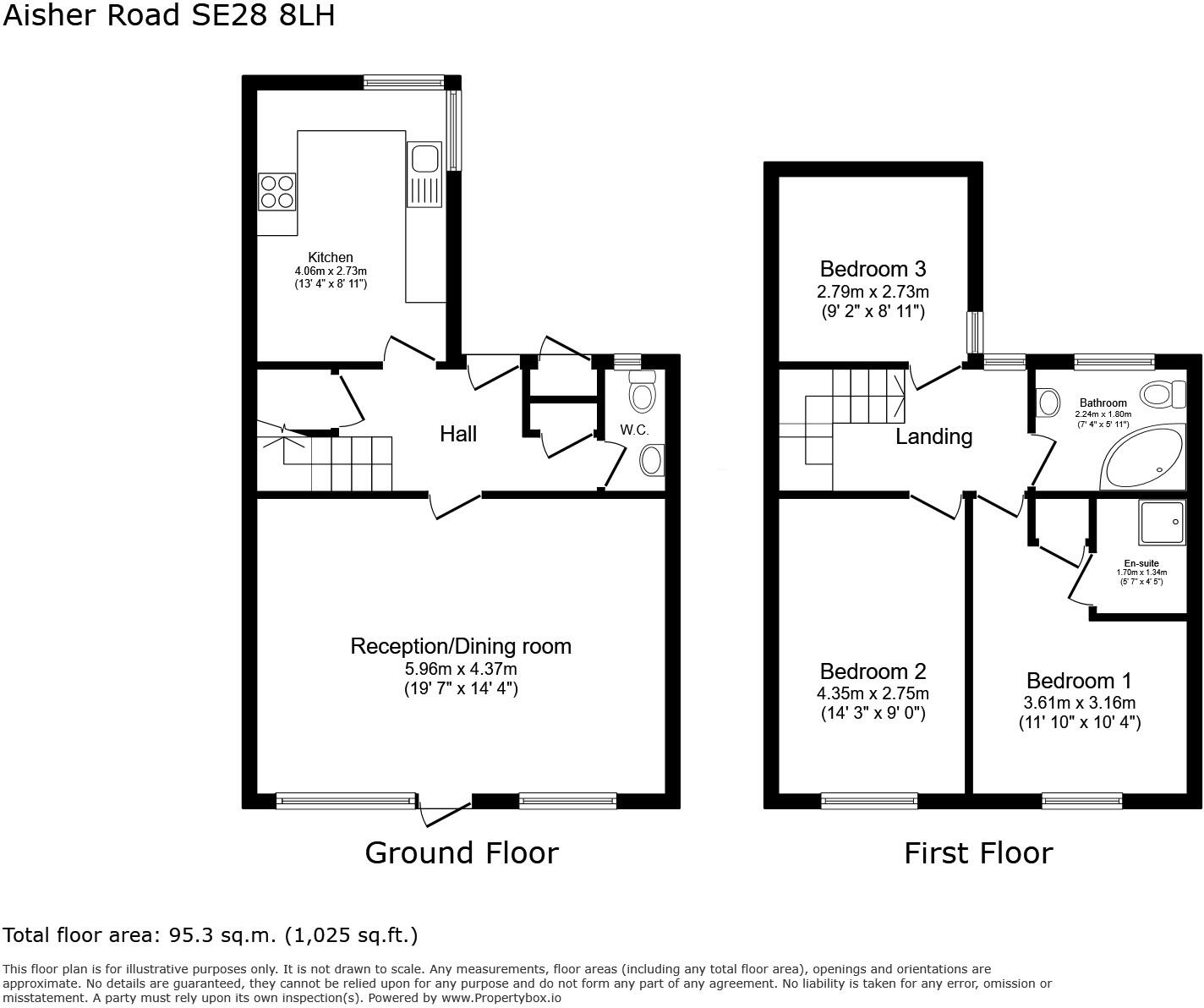 Aisher Road, London, SE28 floorplan