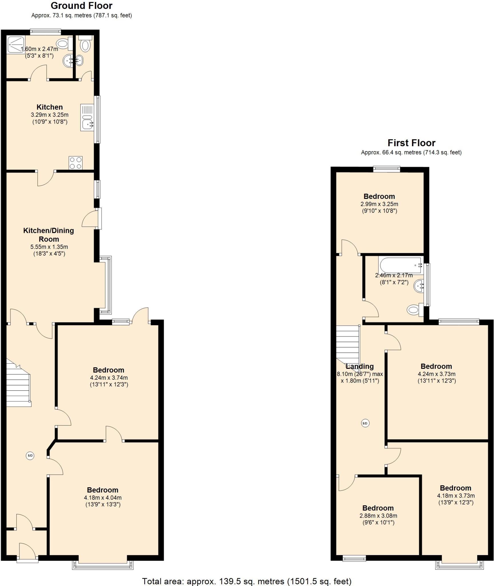 Royland Road, Loughborough floorplan