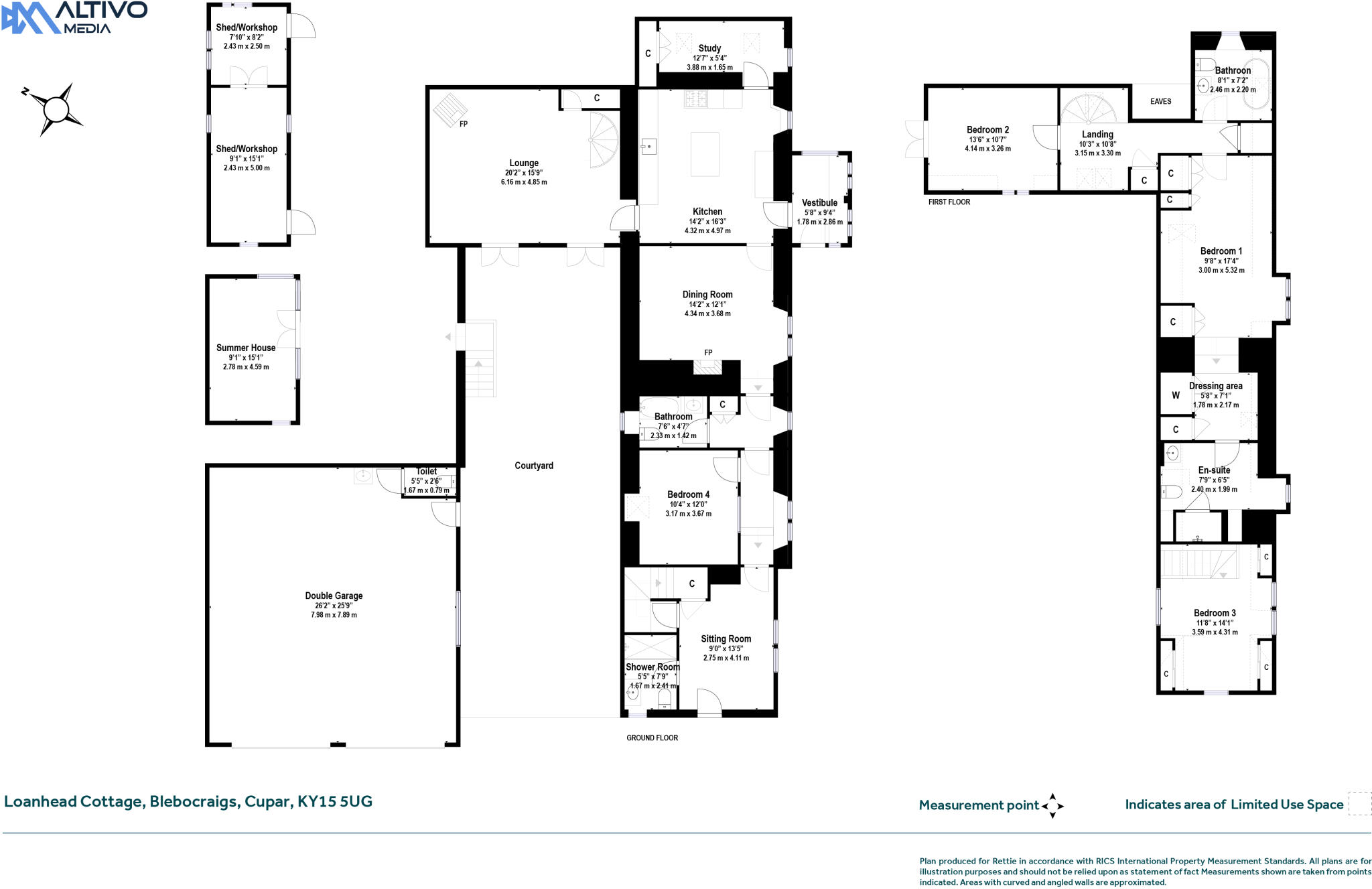 Loanhead Cottage, Blebocraigs, Cupar floorplan