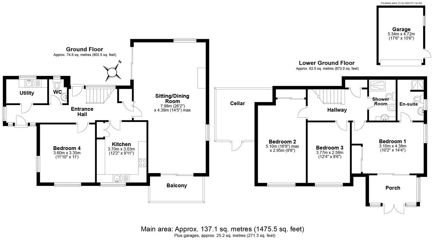 Weeke Hill, Dartmouth floorplan